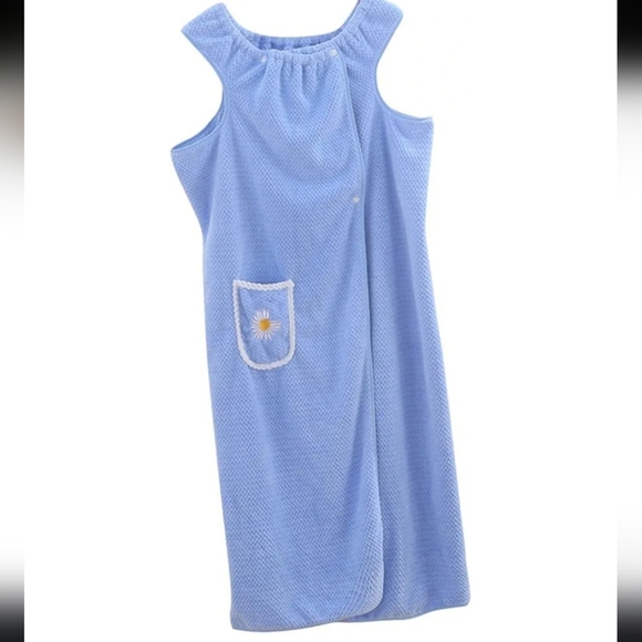 Qianly Womans Wearable Bath Towel, Body Wrap Robe - Picture 1 of 9